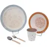 Image de Coffret Repas Birdy (5 Pièces) Marron, Beige
