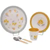 Image de Coffret Repas Mimosa (5 Pièces) Jaune, Vert