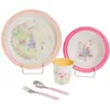 Image de Coffret Repas Ombeline (5 Pièces) Rose, Bleu