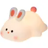 Image de Veilleuse Lapin Blanc En Silicone - Rechargeable Beige