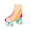 Image de Veilleuse Patin À Roulettes En Résine Sur Secteur Rose