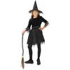 Image de Déguisement Enfant Fille Sorcière Noir