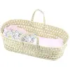 Image de Couffin Poupée 50 Cm Liberty Rose Beige