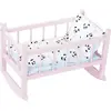 Image de Lit Bercelonnette Poupée 40 Cm Panda Rose