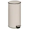 Image de Poubelle 30l Pedale Metal Coloris ecru
