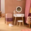 Image de Coiffeuse Avec Tabouret - Bella Blanc