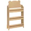 Image de Bibliothèque 3 Niveaux En Bois - Douceur Beige