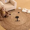 Image de Tapis Rond Ourson En Jute - Tome Beige Moyen