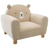 Image de Fauteuil Enfant Chat En Velours - Balo Beige