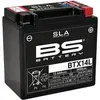Image de Batterie moto activée en usine BS Battery BTX14L Noir TU 1080678