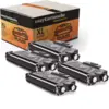 Image de Pack de 4 Toners compatibles BROTHER TN-2320 noir