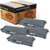 Image de Pack de 4 toners compatible BROTHER TN2120 XL noir