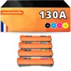 Image de Pack de 4 toners compatibles HP 130A