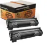 Image de Pack de 2 Toners compatibles CANON 712 noir