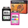 Image de Pack 2 cartouches compatibles HP 303XL noir et couleur