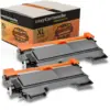 Image de Pack de 2 toner compatibles BROTHER TN-2010 XL noir