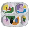 Image de Assiette Plateau À Compartiments Barbapapa Blanc