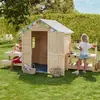 Image de Cabane En Bois Enfant Cuisine Et Table Blanche Marron