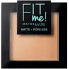 Image de Poudre Ton sur Ton Matifiante Matte + Poreless Fit Me! Maybelline (différentes teintes disponibles) - 220 Natural Beige