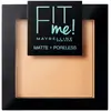Image de Poudre Ton sur Ton Matifiante Matte + Poreless Fit Me! Maybelline (différentes teintes disponibles) - 130 Buff Beige