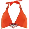 Image de Haut de maillot de bain triangle femme Brigitte Bardot Riviera Orange 42 BB04211100