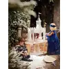 Image de Château de princesse pour poupées mannequins en bois FSC® blanc