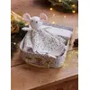 Image de Doudou lange souris personnalisable avec mallette rose