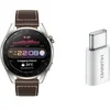 Image de Montre connectée avec adaptateur 5V2A Type C Huawei Watch Pro Classic Marron TU KT00491