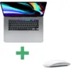 Image de Macbook Pro Core i9 (2019) 16', 2.3 Ghz 1 To 16 Go AMD Radeon Pro 5600M, Gris sidéral - AZERTY + Magic Mouse 2 Blanche - Bon état en occasion ou reconditionné