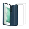 Image de Coque Galaxy S23 et 2 écrans de protection - Silicone - Bleu en occasion ou reconditionné
