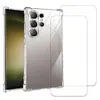 Image de Coque Galaxy S24 Ultra et 2 écrans de protection - TPU - Transparent en occasion ou reconditionné