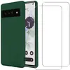 Image de Coque Google Pixel 7 et 2 écrans de protection - Silicone - Vert en occasion ou reconditionné