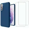 Image de Coque Galaxy S21 FE 5G et 2 écrans de protection - Silicone - Bleu en occasion ou reconditionné