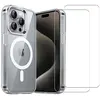 Image de Coque iPhone 16 Pro Max et 2 écrans de protection - TPU - Transparent en occasion ou reconditionné