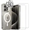 Image de Coque iPhone 15 Pro et 2 écrans de protection - TPU - Transparent en occasion ou reconditionné