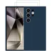 Image de Coque Galaxy S24 Ultra et 2 écrans de protection - Silicone - Bleu Marine en occasion ou reconditionné