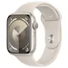 Image de Apple Watch Series 9 (2023) GPS 45 mm - Aluminium Lumière stellaire - Bracelet sport Lumière stellaire en occasion ou reconditionné