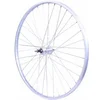 Image de Roue de vélo VTT arrière aluminium moyeu aluminium axe plein Velox 7-6V. Argenté 26" 6098