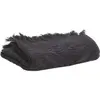 Image de Serviette de toilette uni Vivaraise Zoe Noir 50x100 cm 1303403000