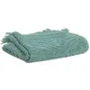 Image de Serviette de toilette uni Vivaraise Zoe Vert 50x100 cm 1306984000