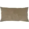 Image de Coussin uni Vivaraise Elise Marron 30x50 cm 1308195000