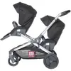 Image de Poussette Double Dès La Naissance Evolutwin Noir