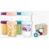 Image de 8 babybols verre multiset 4 x 100 ml + 4 x 220 ml multicolore