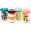 Image de 4 babybols en verre (220 ml) multicolore