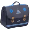 Image de Cartable Poids Plume Confettis 38 Cm Haut De Gamme (voiture) Noir / Bleu
