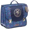 Image de Cartable Fille Polyester Imprimé Palmier Bleu Marine/gris Froid