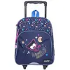 Image de Sac À Dos À Roulettes Maternelle Fille - Compact - Chacha Bleu Marine