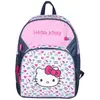 Image de Sac À Dos Scolaire Motif Hello Kitty Dos Moussé Renforcé 42 Cm Blanc / Rose / Bleu