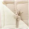 Image de Couverture Polaire Double Gaze De Coton Biscuit (70 X 100 Cm) Beige, Écru