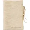 Image de Protège Carnet De Santé Gaze De Coton Fougère Beige